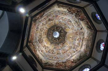 Cúpula y ventanas laterales del Duomo, Florencia