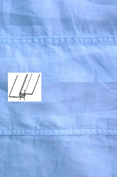 Costura francesa a pespunte