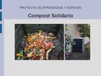 Compostaje Solidario. Proyecto Aprendizaje y Servicio