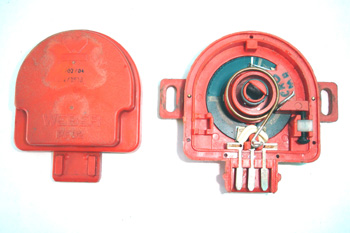 Potenciómetro. Detalle interior