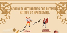 Espacio de actividades con diferentes ritmos de aprendizaje.