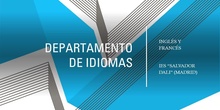 Vídeo de presentación del Departamento de Idiomas - IES "Salvador Dalí" (Madrid)