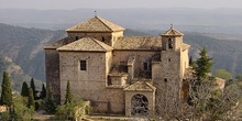 Entrada de la Colegiata de Alquezar. Huesca