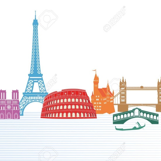 fotos edificios de Europa para pintura patio 9