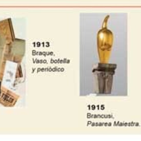 Línea de tiempo de las vanguardias con pequeños ejemplos