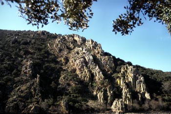 Roquedo en la Portilla del Tiétar - Parque de Monfragüe, Cáceres