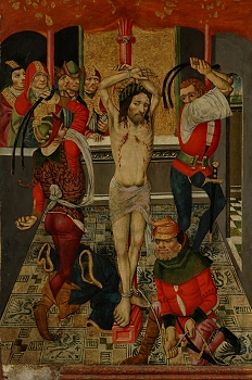 Flagelación. Martín de Soria. 1485, Huesca