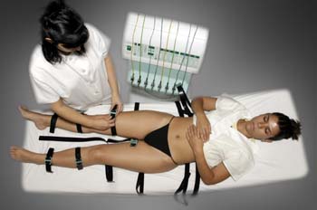 Gimnasia pasiva con cintas de caucho: retirada de cintas de cauc