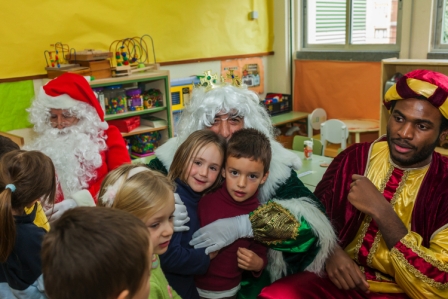 Los RRMM y Papá Noel en INF 4B 9