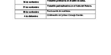 CALENDARIO ELECTORAL PARA EL DESARROLLO DEL PROCESO ELECTORAL A CONSEJO ESCOLAR DEL CURSO 2025/2026