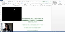 USO DE LA IA PARA IDENTIFICAR HERRAMIENTAS DEL TALLER DE TECNOLOGIA