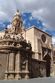 Vista lateral, Catedral de Murcia