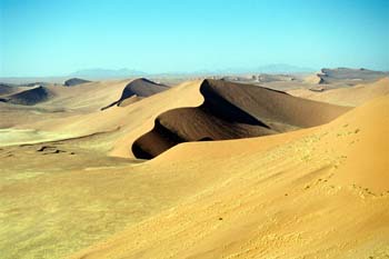Ondulaciones en las dunas, Namibia