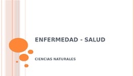 Salud y enfermedad. CC. Naturales 6º EP