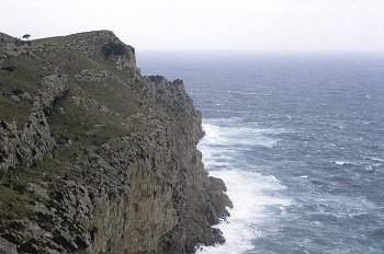 Acantilado en costa de Tenerife