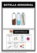 Secuencia receta Botella sensorial