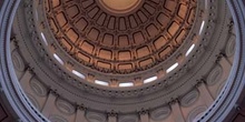 Vista interna de la cúpula del Capitolio de Texas, Austin, Texas