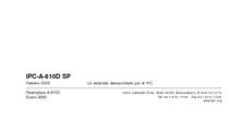 IPC-A-610 Aceptabilidad de Ensambles Electrónicos (Español)