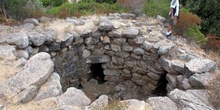 Resto arqueológico de Nuraghi, Cerdeña, Italia