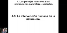 0403 La intervención humana en el medio en España