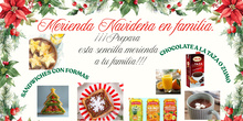 Merienda navideña en familia