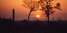 Puesta de sol en Nampula, Nampula, Mozambique