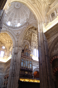 Interior de la Catedral de Córdoba, Andalucía