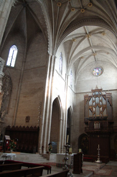 Pilares y bóvedas, Catedral de Huesca