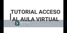 TUTORIAL ACCESO AL Aula Virtual