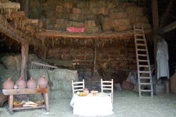 Representación de un pajar típico, Buitrago de Lozoya, Madrid