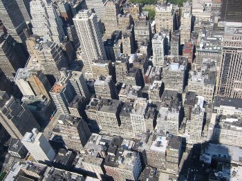 Vista aérea de Nueva York