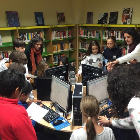 2019_Quinto B visita la biblioteca municipal_CEIP FDLR_Las Rozas 14