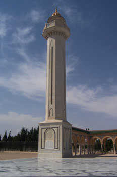 Alminar, Mausoleo de Habib Bourguiba, Monastir, Túnez