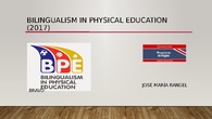Bilingualism in Physical Education (2017)