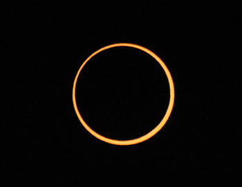 Fase máxima del eclipse anular 01