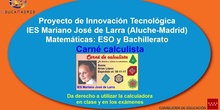 Carné calculista: Obtención con Moodle