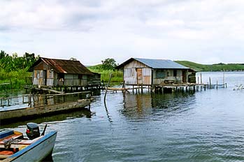 Casas flotantes, Tonlé Sap, Camboya