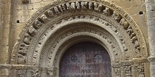 Portada sur de Santa María, Uncastillo, Zaragoza