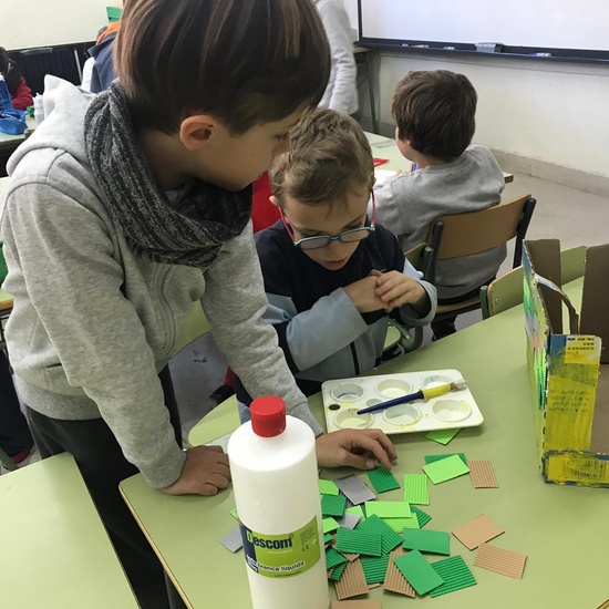 2019_02_08_1º y 2º construye una maqueta del cole_Proyecto The Great Plant Hunt_CEIP FDLR_Las Rozas 9