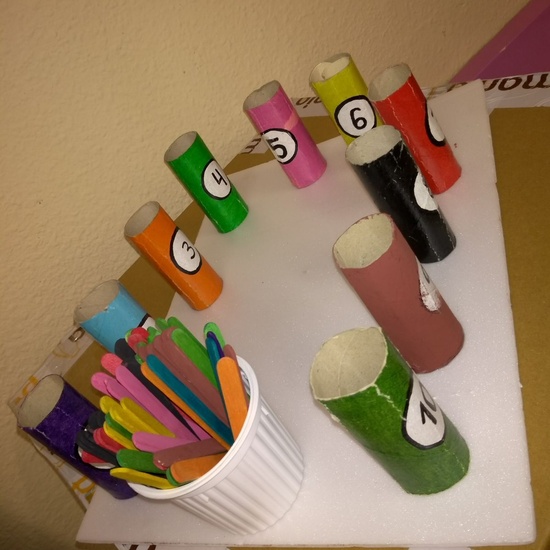 Clasificacion colores y asociacion a cantidad 1