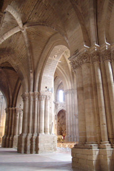 Columnas y capiteles, Catedral de Lérida