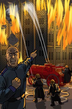 Los quinientos millones de la Begun: Incendio en la ciudad del A