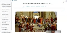 Presentación del curso de Historia de la Filosofía de 2º de Bachillerato a Distancia