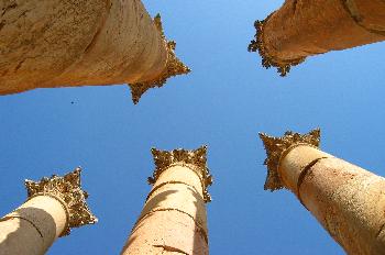 Restos arqueológicos, Jarash, Jordania