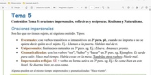 Lengua II Distancia Clase 50 20240306 - Tema 5. Oraciones impersonales