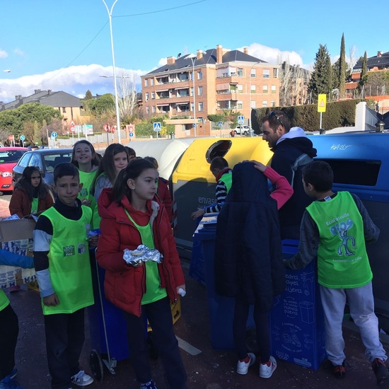 2018_02_EcoPatrullas reciclando_CEIP Fernando de los Ríos_Las Rozas 3