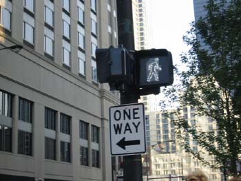 Semáforo en verde, Chicago, Estados Unidos