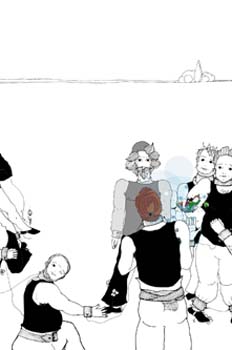 Cap. XXII. Don Quijote pregunta a unos presos las causas de sus