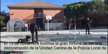 La Unidad Canina de la Policia Municipal de Las Rozas visita el cole_CEIP FDLR_Las Rozas_2017 