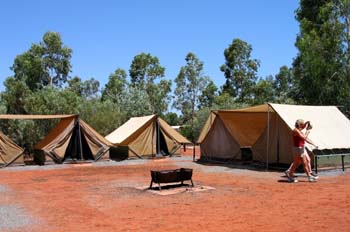 Campamento para turistas, Australia